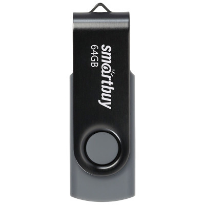Память Smart Buy "Twist"  64GB, USB 2.0 Flash Drive, черный, 350472