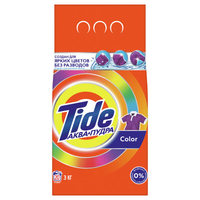 Порошок для машинной стирки Tide "Color", 3кг, 153745