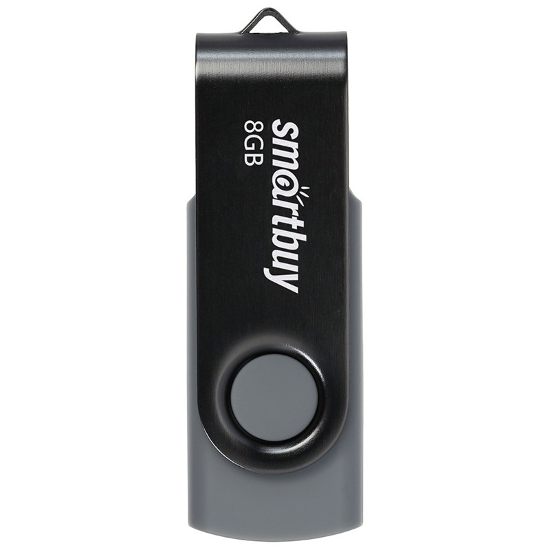 Память Smart Buy "Twist"  8GB, USB 2.0 Flash Drive, черный, 350469