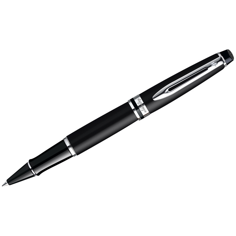 Ручка-роллер Waterman "Expert Matt Black PT" черная, 0,8мм, подарочная упаковка, 180943