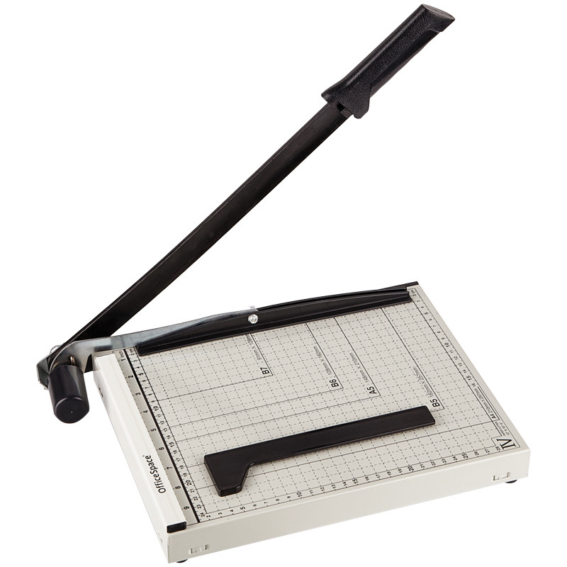 Резак сабельный А4 OfficeSpace "Officeblade" CS412, 300мм, до 12 листов, металлическая станина, 282079