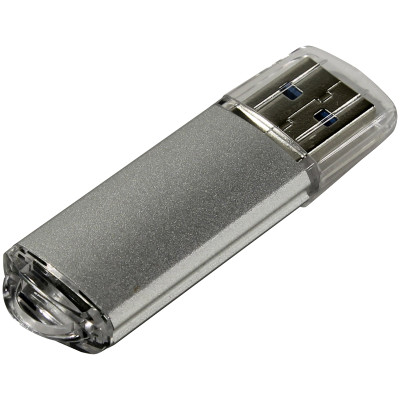 Память Smart Buy "V-Cut"  128GB, USB 3.0 Flash Drive, серебристый (металл. корпус ), 276602