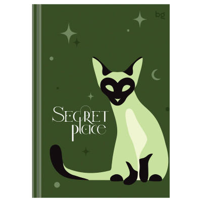Записная книжка А5 80л. BG "Secret place", матовая ламинация, выб. лак, блок в точку, 100г/м2, 367809