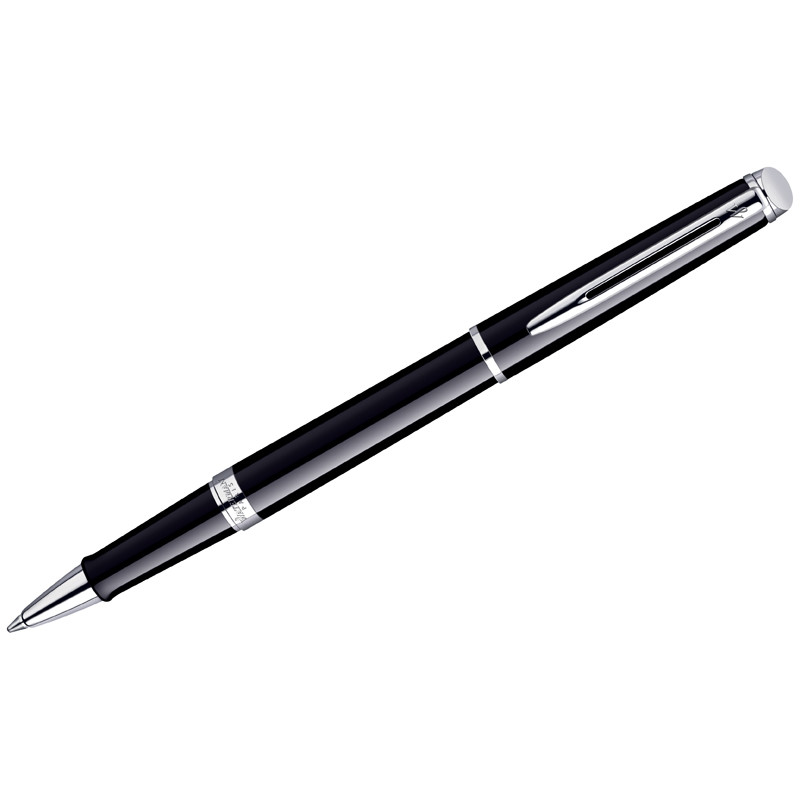 Ручка-роллер Waterman "Hemisphere Black PT" черная, 0,8мм, подарочная упаковка, 180952
