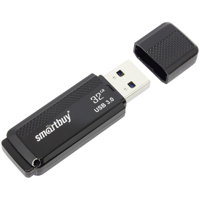 Память Smart Buy "Dock"  32GB, USB 3.0 Flash Drive, черный, 248796
