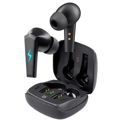 Наушники с микрофоном беспроводные Defender CyberDots 280, Bluetooth, разъем Type-C, черный, 382600