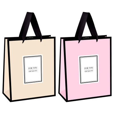 Пакет подарочный 18*23*10см MESHU "Boutique", матовая ламинация, 24 штук, 382285
