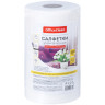 Салфетки универсальные OfficeClean, вискоза, 20*22см, 200шт., белые, в рулоне, 45г/м2, 298913