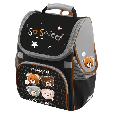 Ранец F?rst Junior "Cute bears" 37*28*21см, 1 отделение, 3 кармана, анатомическая спинка, 388125