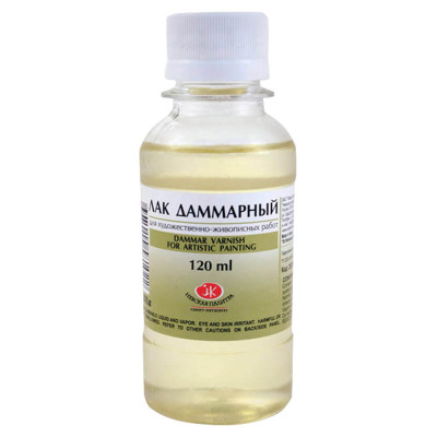 Лак даммарный ЗХК, для художественно-живописных работ, 120мл, 390503