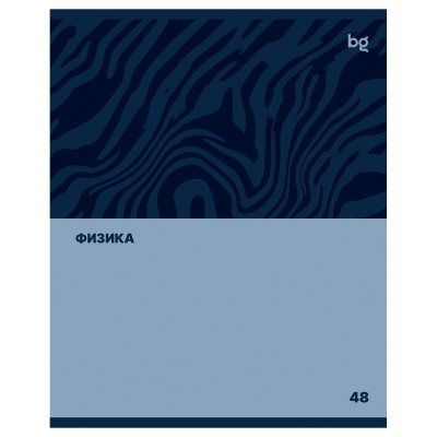 Тетрадь предметная 48л. BG "Single colour" - Физика, эконом, 10 штук, 374802