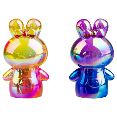 Точилка пластиковая MESHU "Cute rabbit", 1 отверстие, ассорти, 12 штук, 362920