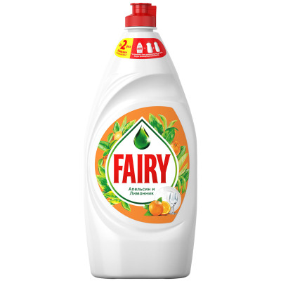 Средство для мытья посуды Fairy "Апельсин и лимонник", 900мл, 262190