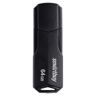 Память Smart Buy "Clue"  64GB, USB 2.0 Flash Drive, черный, 376299