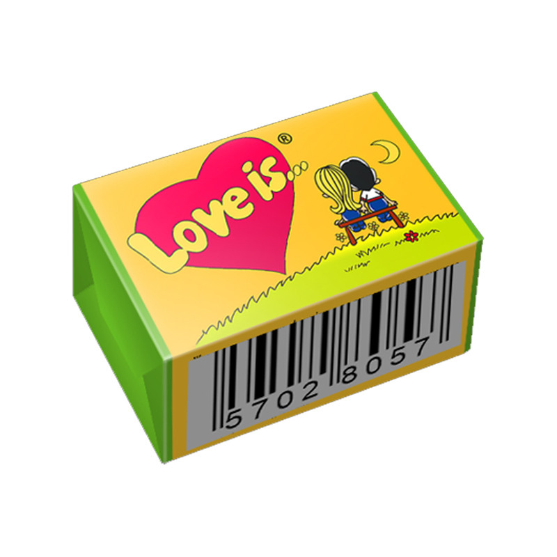 Жевательная резинка Love is…, кокос-ананас, 100 штук, 347684 Жевательная резинка Love is…, кокос-ананас, 100 штук, 347684