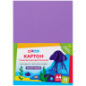 Картон цветной А4, ArtSpace, 10л., тонированный, фиолетовый, 180г/м2, 315306