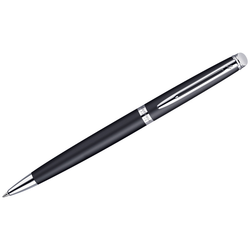 Ручка шариковая Waterman "Hemisphere Matt Black PТ" синяя, 1,0мм, подарочная упаковка, 197430