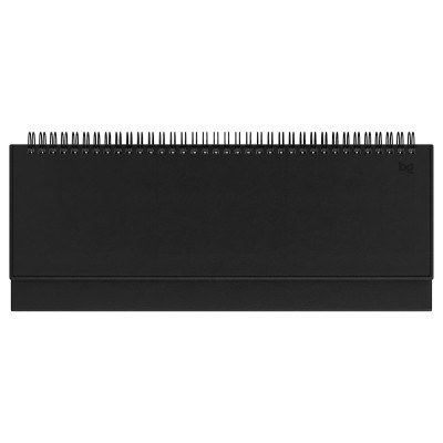 Планинг недатированный, 56л., 330*130мм, BG, кожзам "Nebraska. Black", черный, 370461
