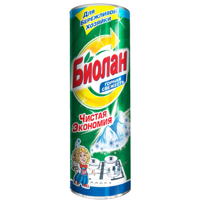 Средство чистящее Биолан "Горная свежесть", порошок, 400г, 284972