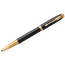 Ручка-роллер Parker "IM Premium Black/Gold GT" черная, 0,8мм, подарочная упаковка, 246630