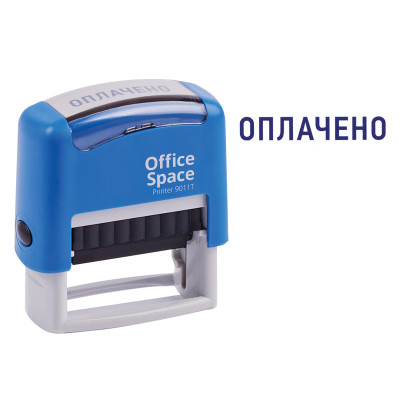 Штамп OfficeSpace "ОПЛАЧЕНО", 38*14мм, 323835