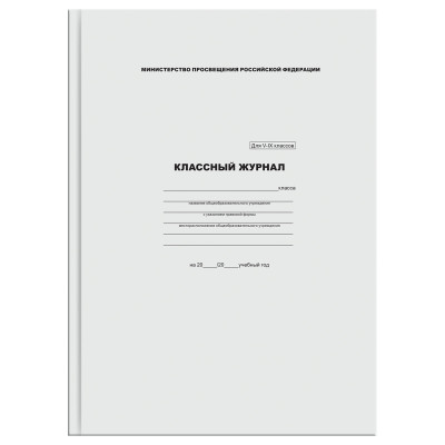 Классный журнал BG для 5-9 классов, 7БЦ, офсетная бумага, 365113