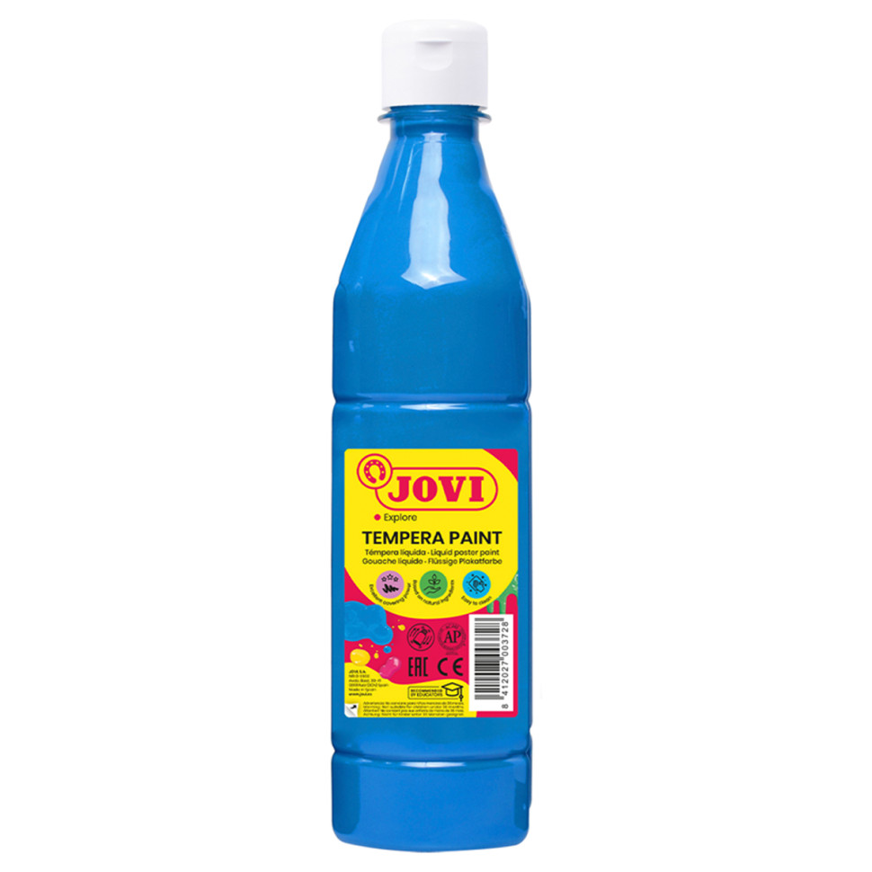 Гуашь JOVI, с повышенным содержанием пигмента, голубая, 500мл, 340743