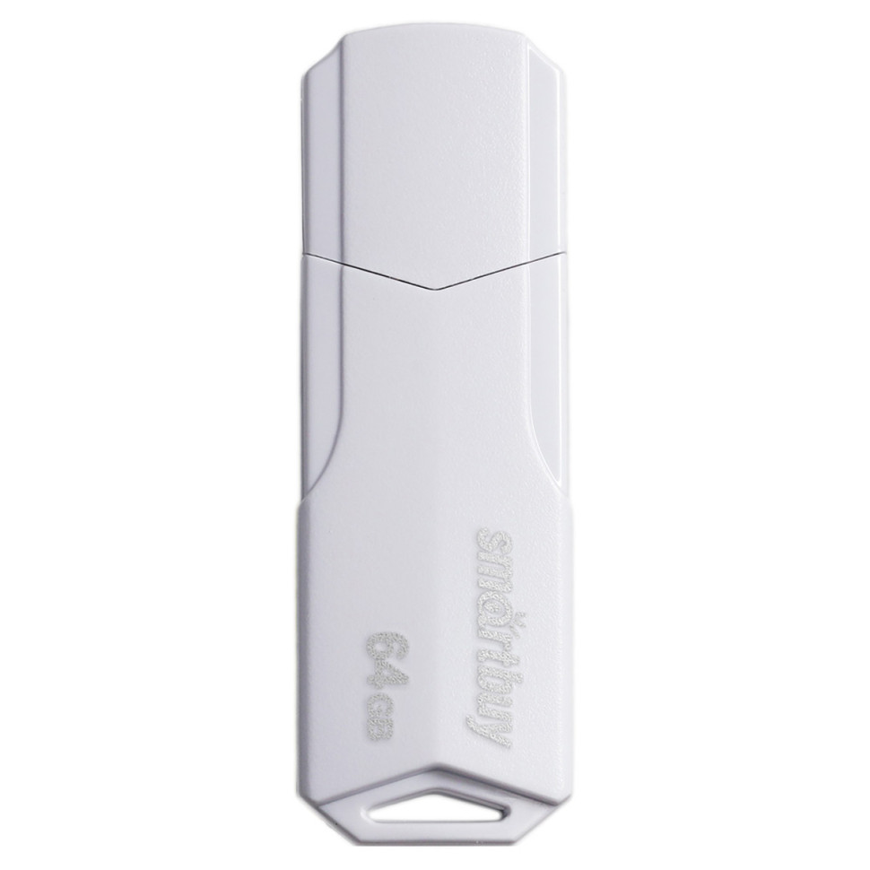 Память Smart Buy "Clue"  64GB, USB 2.0 Flash Drive, белый, 376303