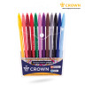 Набор капиллярных ручек Crown "MultiPla" 12цв., 0,3мм, европодвес, 263893