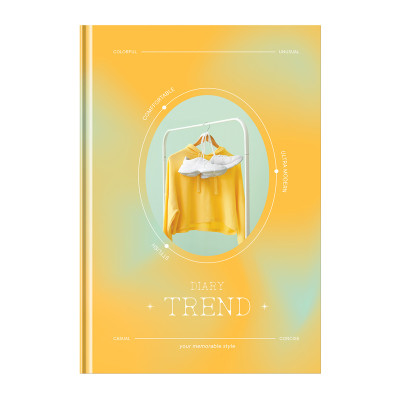 Ежедневник недатированный А5, 160л., 7БЦ BG "Trend", матовая ламинация, 342199