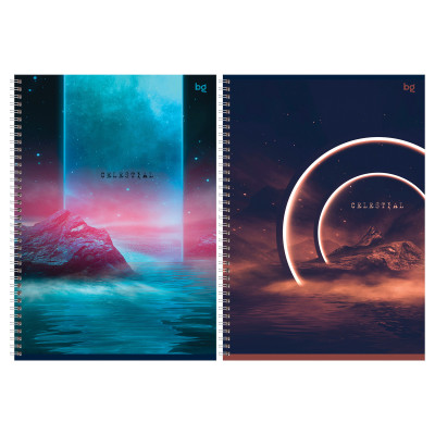 Тетрадь 96л., А4, клетка, на гребне BG "Celestial",  штук, 378024