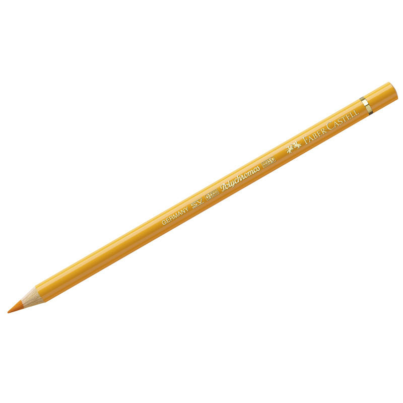 Карандаш художественный Faber-Castell "Polychromos", цвет 109 темно-желтый хром, 289797