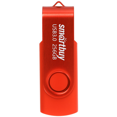 Память Smart Buy "Twist"  256GB, USB 3.0 Flash Drive, красный, 350477