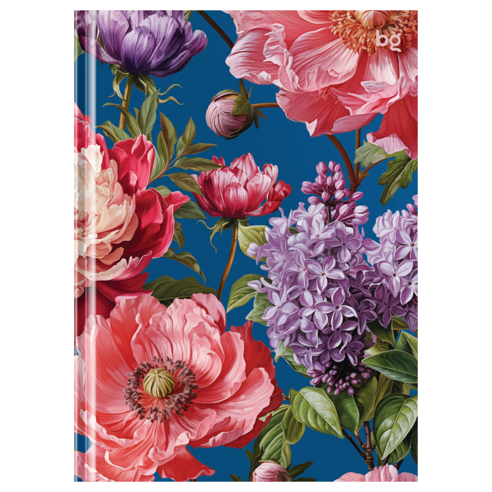 Бизнес-блокнот А6, 64л., BG "Flowers. Spring", глянцевая ламинация, 377902