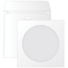 Конверт бумажный 125*125мм для CD, KurtStrip, с окном, декстрин, 100 штук, 257776