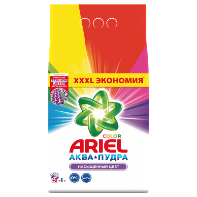 Порошок для машинной стирки Ariel "Color", 6кг, 277064