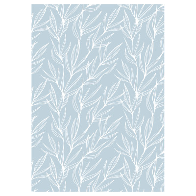Упаковочная бумага глянц. 70*100см, MESHU "Flowers", 80г/м2, 383938
