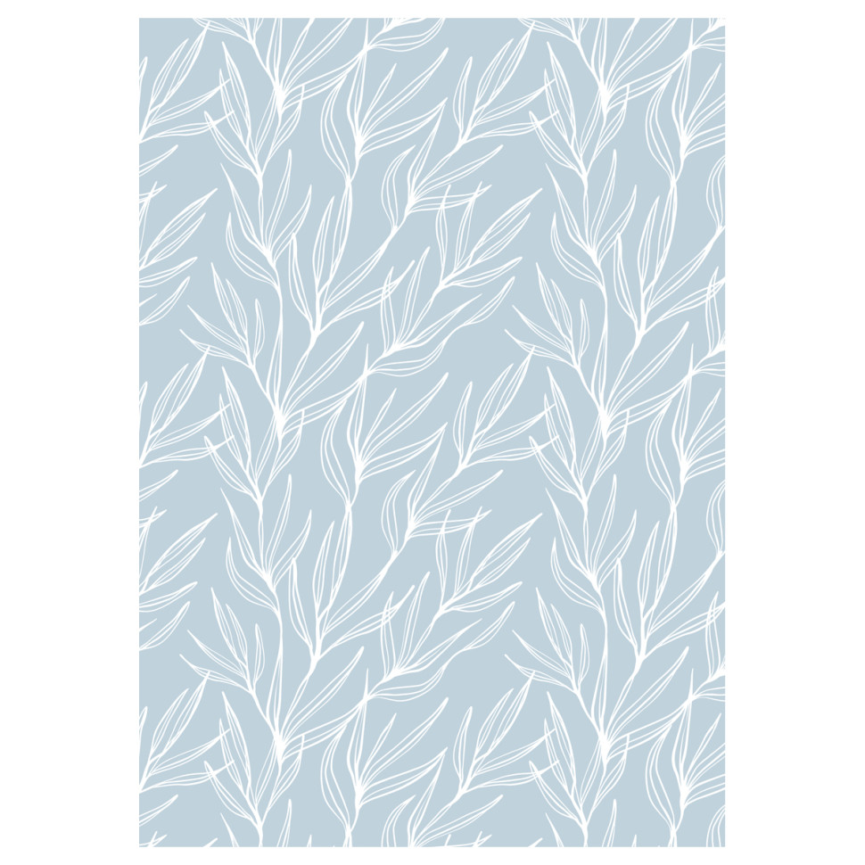 Упаковочная бумага глянц. 70*100см, MESHU "Flowers", 80г/м2, 383938