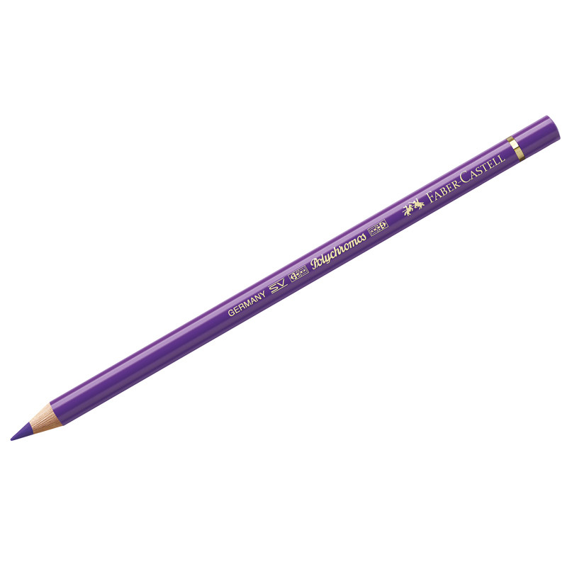 Карандаш художественный Faber-Castell "Polychromos", цвет 136 пурпурно-фиолетовый, 287003