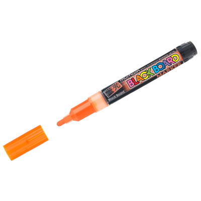 Маркер меловой MunHwa "Black Board Marker" оранжевый, 3мм, водная основа, 260041