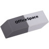 Ластик OfficeSpace, скошенный, комбинированный, термопластичная резина, 41*14*8мм, 80 штук, 235542