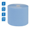 Бумага протирочная OfficeClean Professional 2-х слойн., 350м/рул, 24*35см, цвет синий, (Система W1), 2 штук, 328305