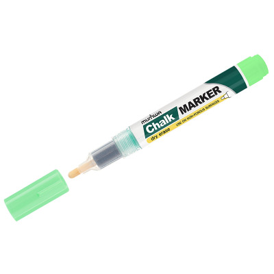 Маркер меловой MunHwa "Chalk Marker" зеленый, 3мм, спиртовая основа, пакет, 227222