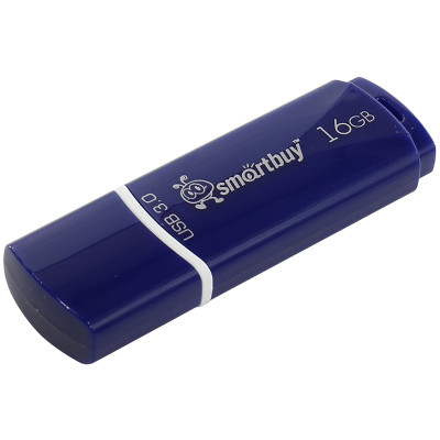 Память Smart Buy "Crown"  16GB, USB 3.0 Flash Drive, синий, 248790