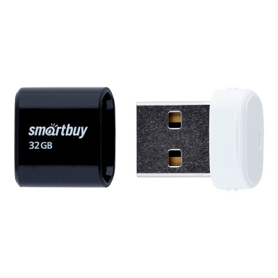 Память Smart Buy "Lara"  32GB, USB 2.0 Flash Drive, черный, 225763