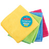Салфетки для уборки OfficeClean "Универсальные", набор 4шт., микрофибра, 25*25см, 304812