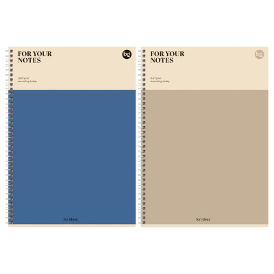 Тетрадь 96л., А4, клетка, на гребне BG "For your notes",  штук, 382567