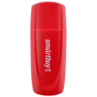 Память Smart Buy "Scout"  8GB, USB 2.0 Flash Drive, красный, 350450