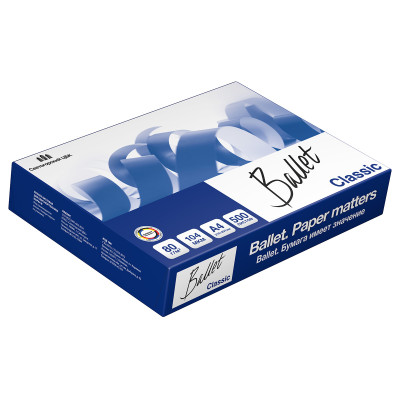 Бумага Ballet "Classic" А4, Марка В, 500л., 000861
