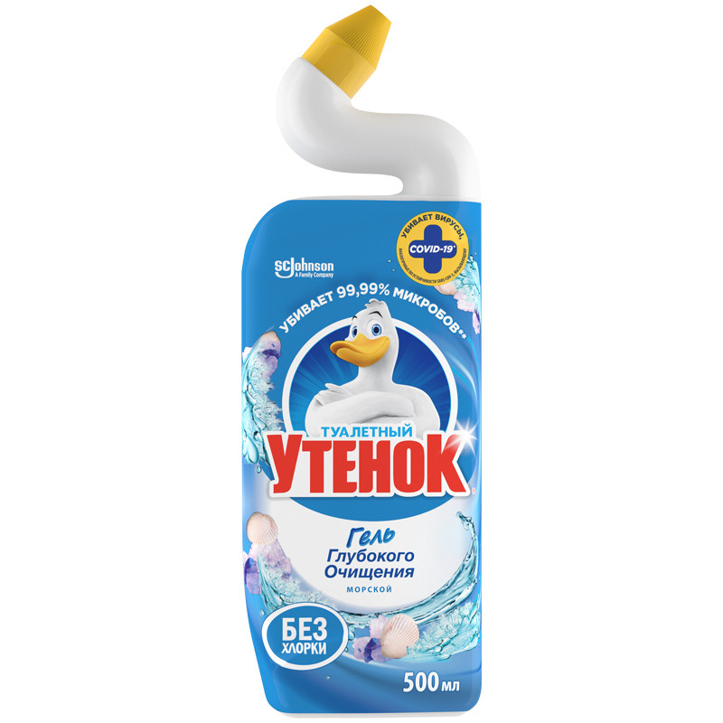 Средство для туалета Туалетный утенок "Морской", 5в1, 500мл, 275362